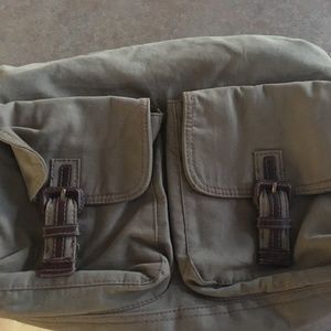 Fossil Canvas Messenger Shoulder Bag like new